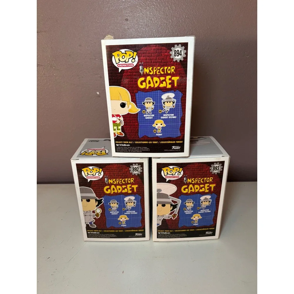 Funko Pop Inspector Gadget Penny Flying Set of 3 Vinyl Figures 892 893 894